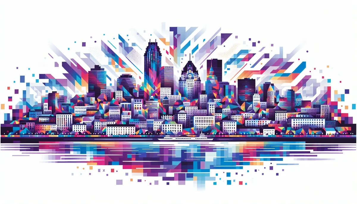 Drapeau arc-en-ciel symbolisant les droits LGBT+ au Qu&eacute;bec