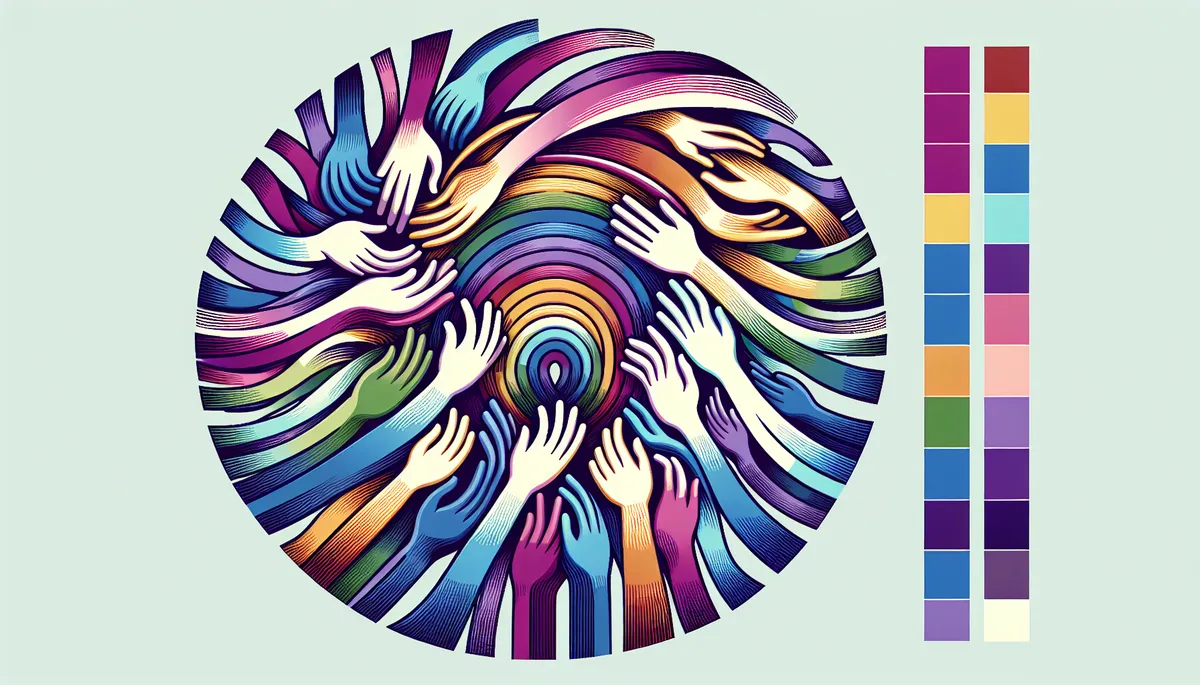 Drapeau arc-en-ciel représentant les organismes LGBT+ du Québec