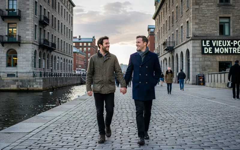 D&eacute;fil&eacute; de la Fiert&eacute; &agrave; Montr&eacute;al c&eacute;l&eacute;brant 20 ans de mariage &eacute;galitaire